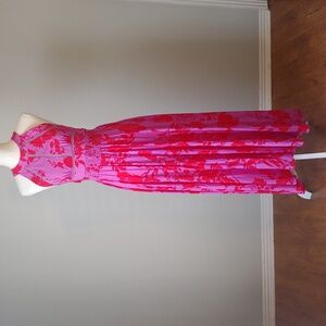 Anthropologie | Charlotte Floral Halter Maxi Dress